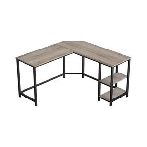 Birou de colț SOLEA, maro/negru imagine