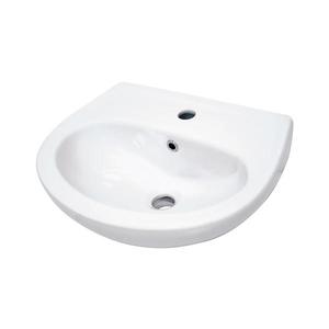 Deante CDJ_6U4W - Lavoar suspendat JASMIN cu orificiu pentru baterie, 45, 7 x 36, 4 cm, ceramică, alb imagine