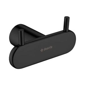 Deante ADR_N121 - cârlig de perete ROUND, negru imagine