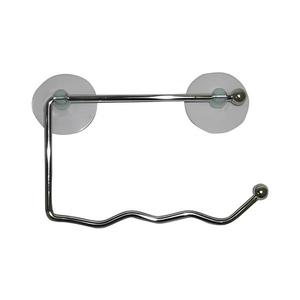 Suport pentru hârtie igienică cu ventuze, 10x17 cm, crom lucios imagine