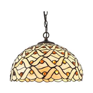 Lustră pe lanț TIFFANY 2xE27/60W/230V Prezent 223 imagine