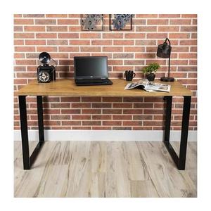 Masă de lucru BLAT 160x60 cm neagră/maro imagine