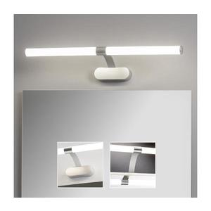 Brilagi TUBEO Iluminare LED pentru oglindă de baie, 8 W, 230 V, 60 cm, IP44, argintiu imagine