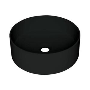 Deante CQS_NU4S - lavoar pentru blat SILIA, Ø 36 cm, granit, negru imagine