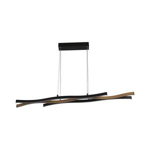 Searchlight - Lustră LED BLOOM pe cablu, model 32104-1BK, LED/38W/230V 2300/3000/4000K imagine