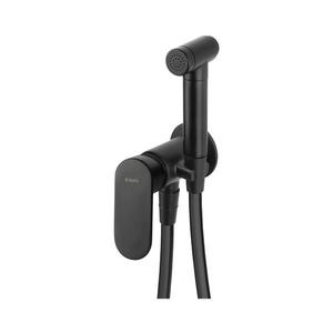 Deante BGA_N34M - baterie pentru bideu cu duș pentru montaj încastrat ALPINIA, neagră imagine