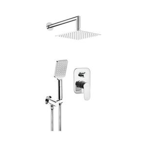 Deante NAC_09LP - Set de duș ALPINIA cu baterie incastrată, crom lucios imagine