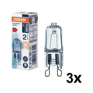 Set de 3 becuri pentru cuptor HALOPIN G9/25W/230V 2700K - Osram imagine