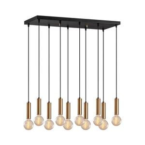 Candelabru TEMPO pe cablu, 10 x E27, 40 W, 230 V, auriu imagine