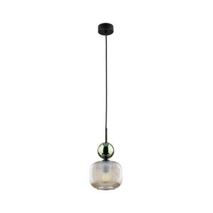 Pendul cu cablu SOPHIA 1xE14/10W/230V negru/verde/bej fumuriu imagine