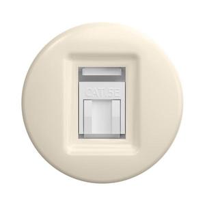 lap - Priză de date retro, fără ramă, bej imagine