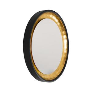 Eglo 425062 - Oglindă de perete BONTANG, Ø 90 cm, negru/auriu imagine