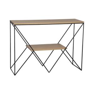 Eglo 424016 - Masă laterală OTAWARA 77x106 cm, maro/negru imagine