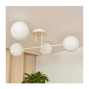 Plafonieră aplicată MOON 4xE27/15W/230V crem imagine