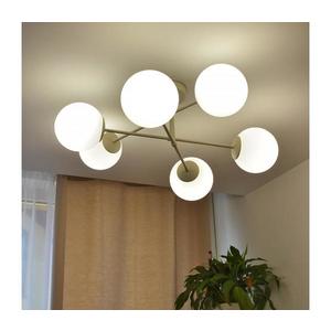 Lustră aplicată MOON, 6xE27/15W/230V, crem imagine