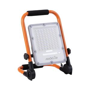 Proiector LED reîncărcabil cu trepied LED/50W/3, 2V, 4500K, 5000 mAh, IP65, portocaliu imagine