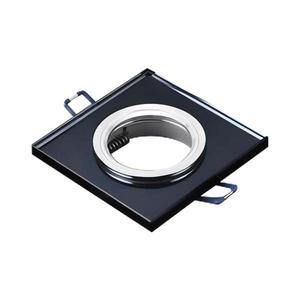 Corp de iluminat încastrat 1xGU10/MR16/10W/230V 9x9 cm negru imagine