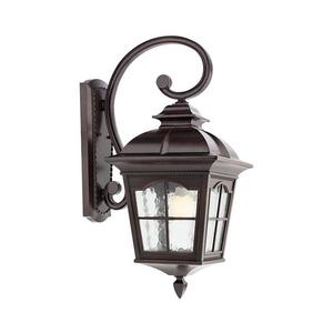 Aplică de perete pentru exterior YORK 1xE27/70W/230V IP44 maro imagine