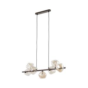 Lustră pe cablu LAVA 7xG9/8W/230V bronz/bej fumuriu imagine