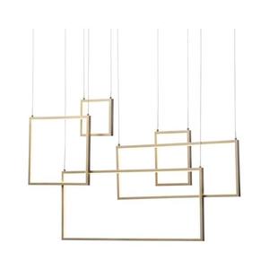 Redo 01-2317 - Lustră LED reglabilă pe cablu PLANA LED/80W/230V, aurie imagine