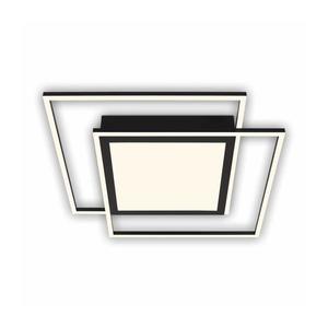 Plafonieră LED Brilo, 2xLED/16W/230V + LED/19W, 51, 5x51, 5 cm, negru imagine