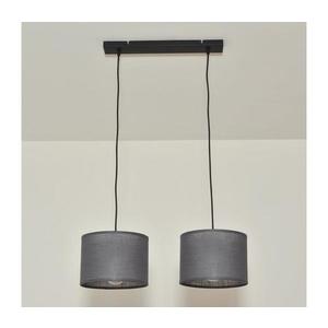 Lustră pe cablu ALBA 2xE27/15W/230V gri imagine