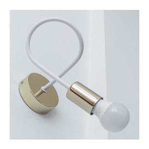 Aplica de perete OXFORD 1xE27/15W/230V auriu/alb imagine