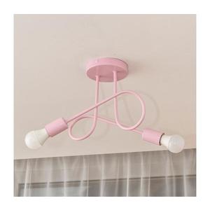 Lustră aplicată OXFORD 2xE27/15W/230V roz imagine