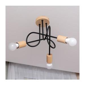 Lustră aplicată OXFORD 3xE27/15W/230V pin/negru imagine