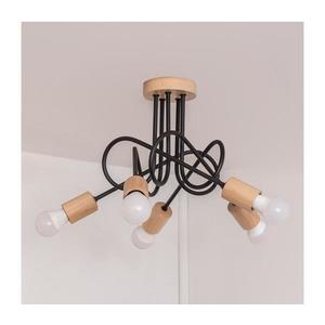 Lustră aplicată OXFORD 5xE27/15W/230V pin/negru imagine