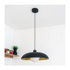 Lustră pe cablu ECLIPSE 1xE27/15W/230V negru/auriu imagine