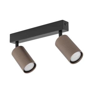 Spot TUNE 2xGU10/10W/230V negru/maro imagine