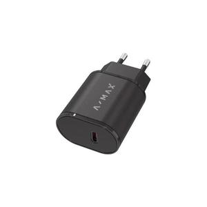 Aligator AX0002V - Adaptor de încărcare rapidă A-MAX Power Delivery 20W USB-C, negru imagine
