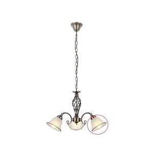 Globo - Sticlă de schimb pentru candelabru ODIN E27, albă, Ø 16 cm imagine