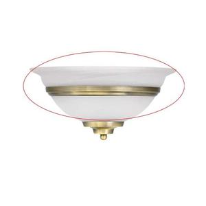 Globo - Sticlă de schimb pentru aplică de perete TOLEDO E27 imagine