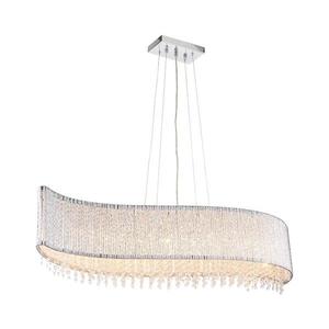 Endon 81979 - Lustră cu cristale GALINA 8xG9/25W/230V, crom lucios, suspendată pe cablu imagine