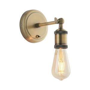 Aplica spot de perete HAL, 1xE27/10W/230V, alamă - Endon 97245 imagine