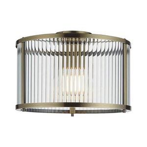 Endon 106265 - Plafonieră RIDGETON, 1xE27/10W/230V, finisaj alamă imagine