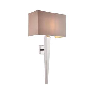 Endon 56706 - Aplica de perete MORETO 1xE14/7W/230V, crom lucios/gri imagine