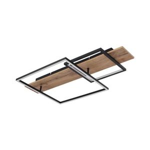 Globo VANNI 67289D1 - plafonieră LED, 24W/230V, maro/negru imagine