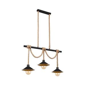 Globo 15690-3H - Lustră DIANA cu cablu, 3xE27/60W/230V, neagră imagine