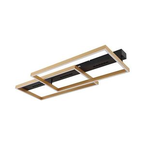 Globo 48461-54 - Plafonieră LED LUFFY LED/54W/230V negru/auriu imagine