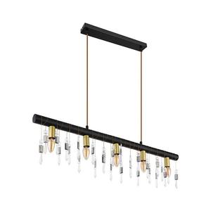 Globo 15532-5HB - Candelabru suspendat pe cablu KIRA, 5xE14/40W/230V, negru imagine