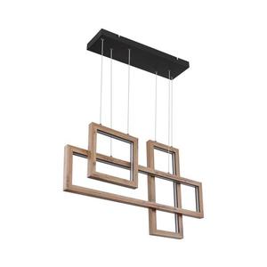 Globo 67287H1 - Pendul LED pe cablu MANDERA LED/40W/230V, maro imagine