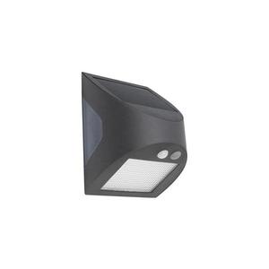Lampă solară de perete LED cu senzor LED/3W/3, 7V 1200 mAh IP54 antracit imagine