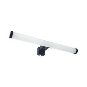 Aplica LED pentru oglindă de baie, 8W, 230V, 30 cm, IP44, neagră imagine