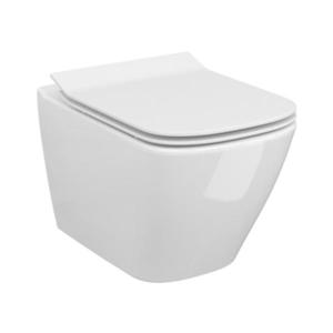 Cersanit S701-405-ECO - Vas WC suspendat CITY cu capac, ceramică, alb imagine