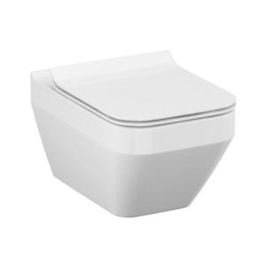 Cersanit S701-213-ECO - Vas WC suspendat CREA cu capac, ceramică/albă imagine