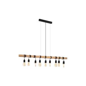 Eglo 182429 - Lustră suspendată pe cablu TOWNSHEND 9xE27/60W/230V imagine