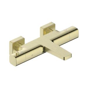 Baterie termostatică pentru cadă KFA Armatura MALAGA 5754-010-31, finisaj auriu periat imagine